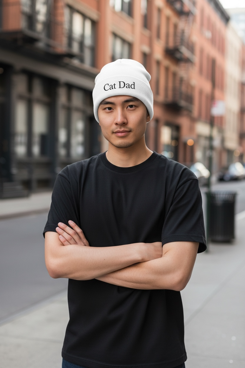 Knit Beanie (Embroidery)