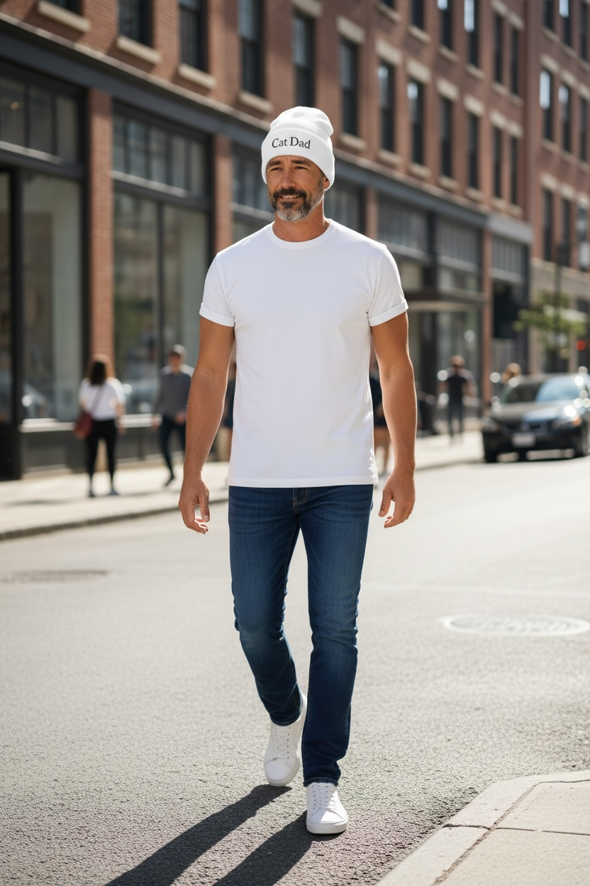 Knit Beanie (Embroidery)