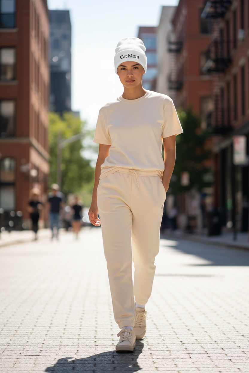 Knit Beanie (Embroidery)