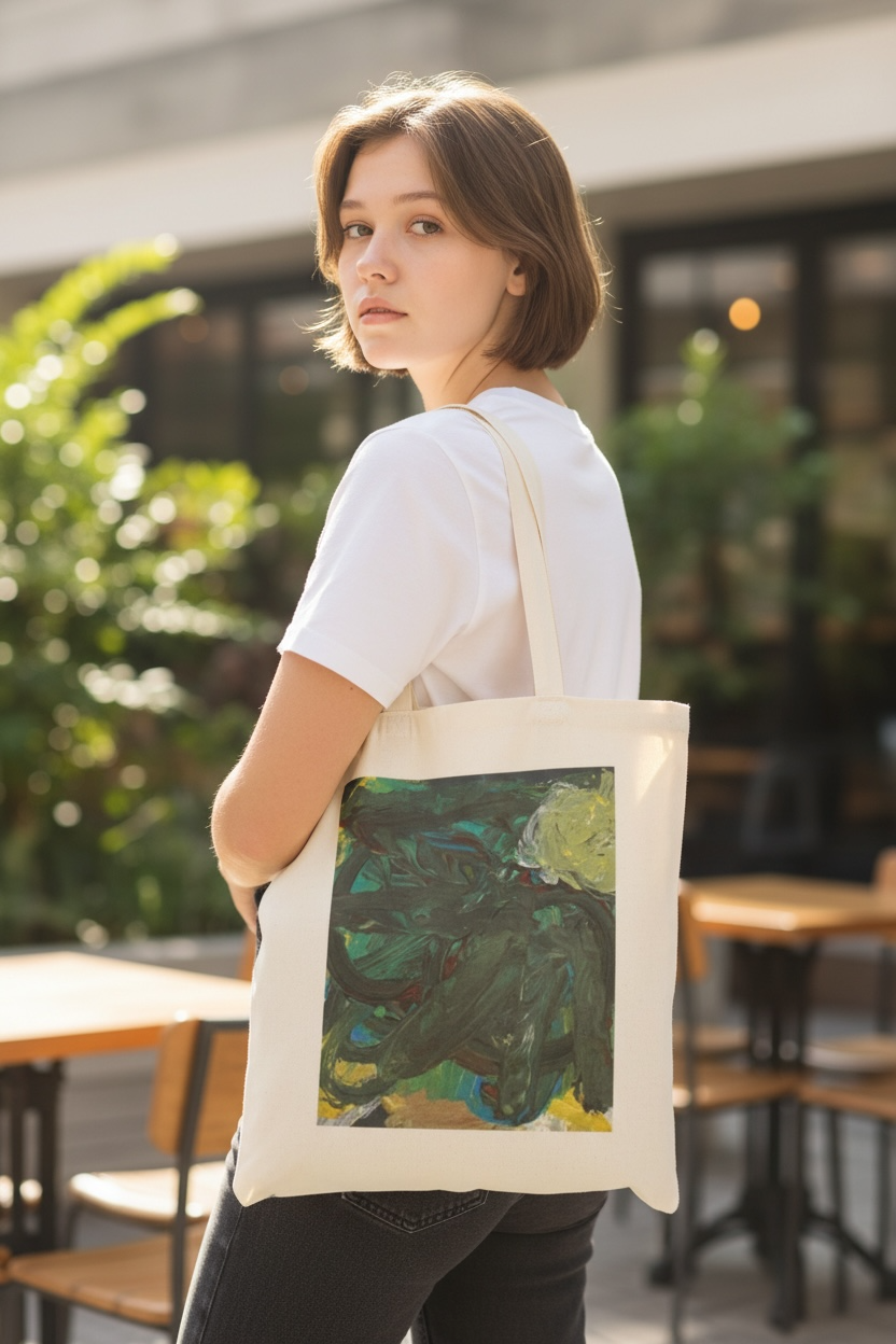 Cotton Canvas Tote Bag