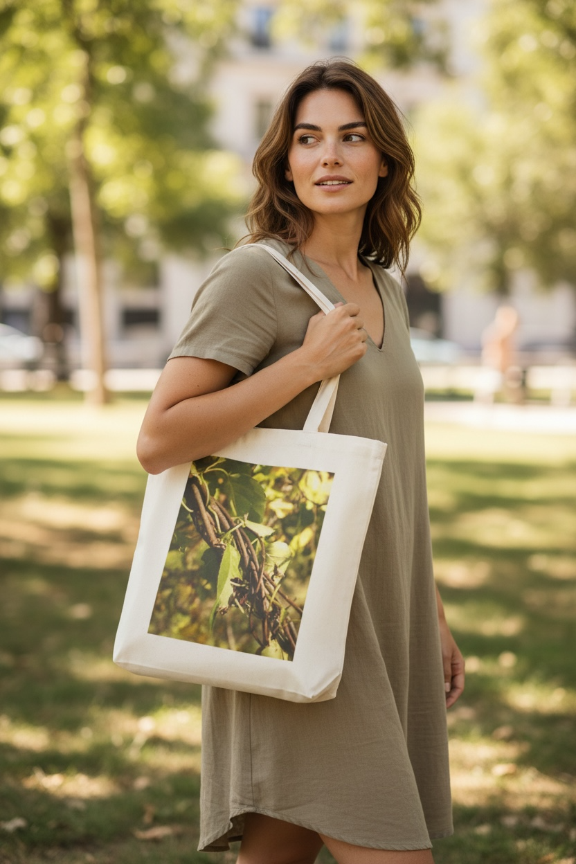 Cotton Canvas Tote Bag