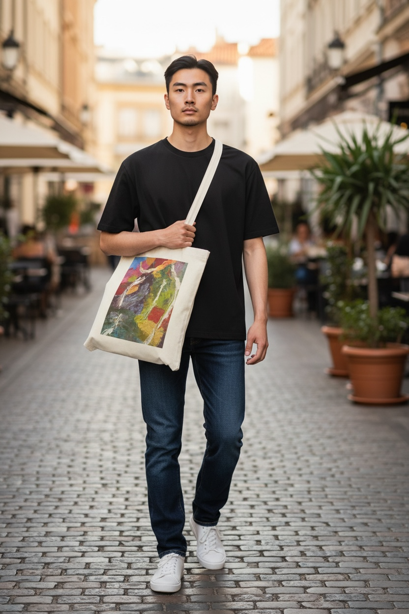 Cotton Canvas Tote Bag