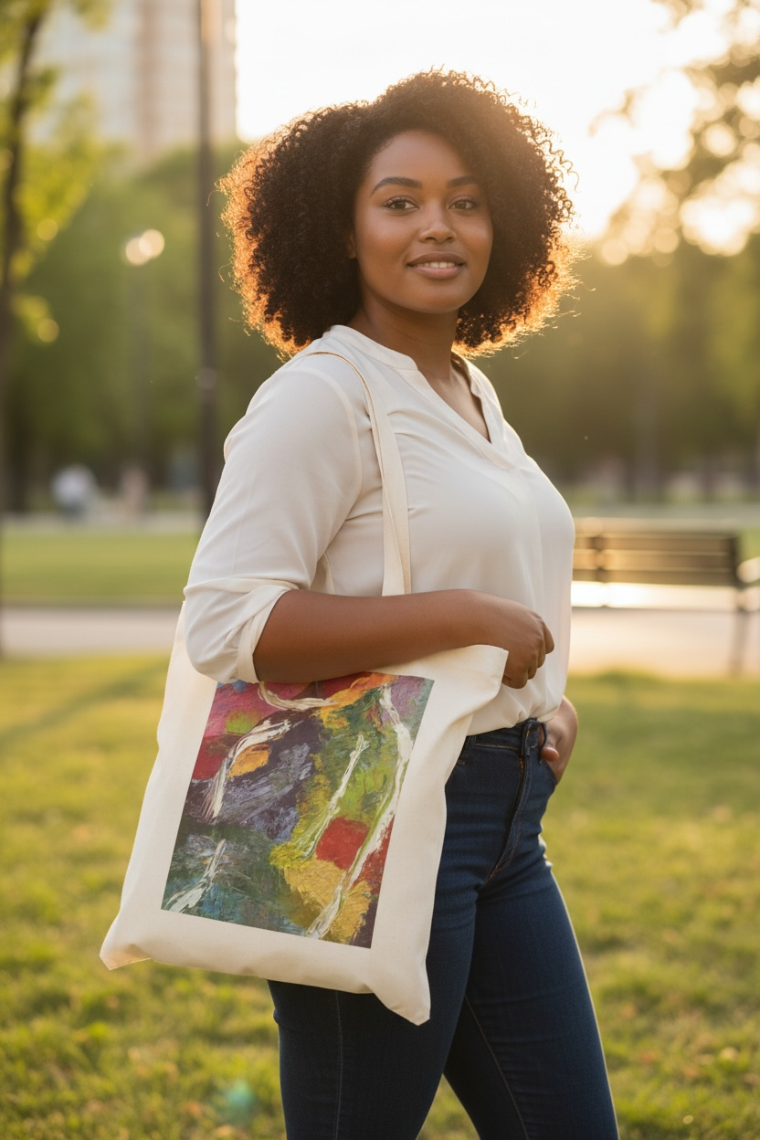 Cotton Canvas Tote Bag