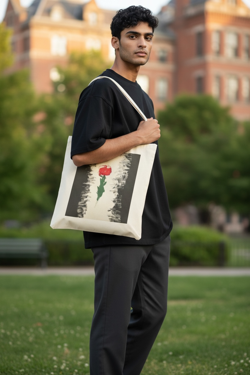 Cotton Canvas Tote Bag