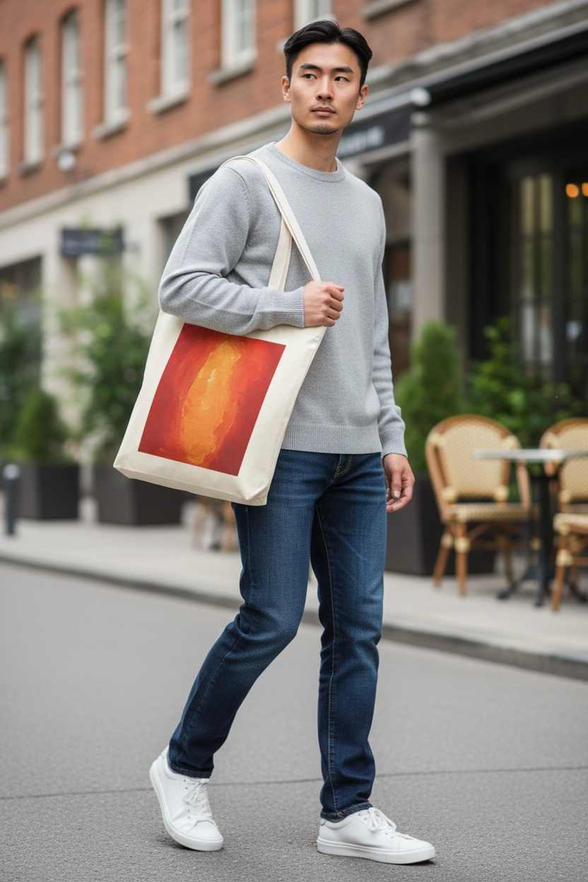 Cotton Canvas Tote Bag