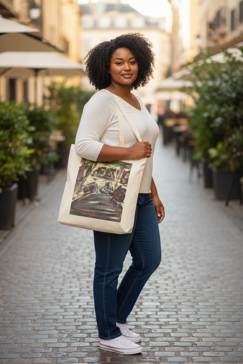 Cotton Canvas Tote Bag