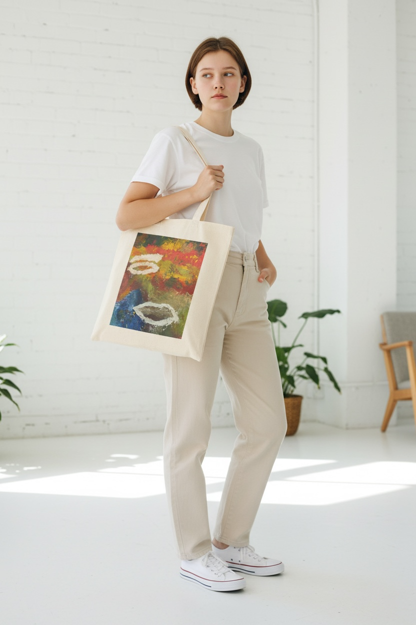 Cotton Canvas Tote Bag