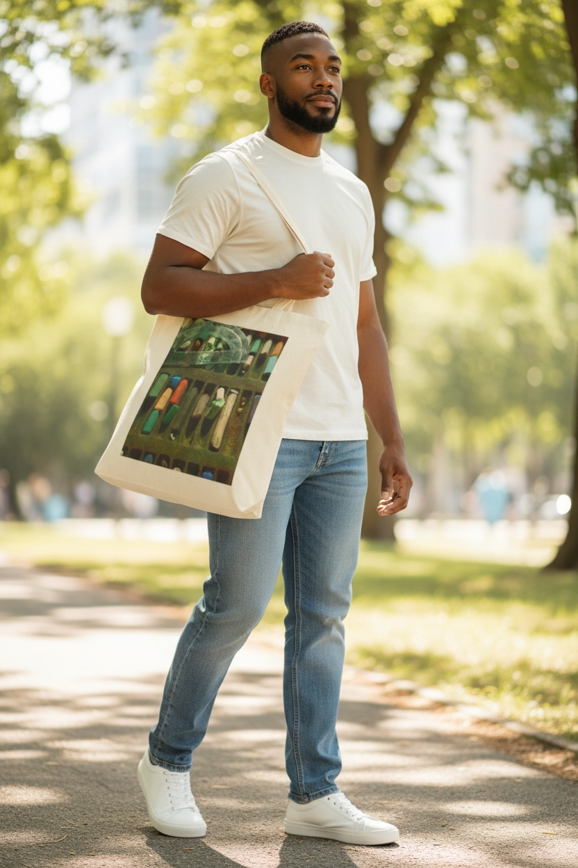 Cotton Canvas Tote Bag