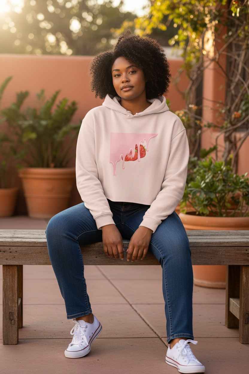 Women’s Cropped Hooded Sweatshirt