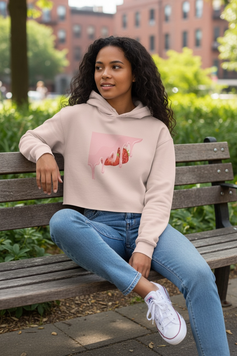 Women’s Cropped Hooded Sweatshirt