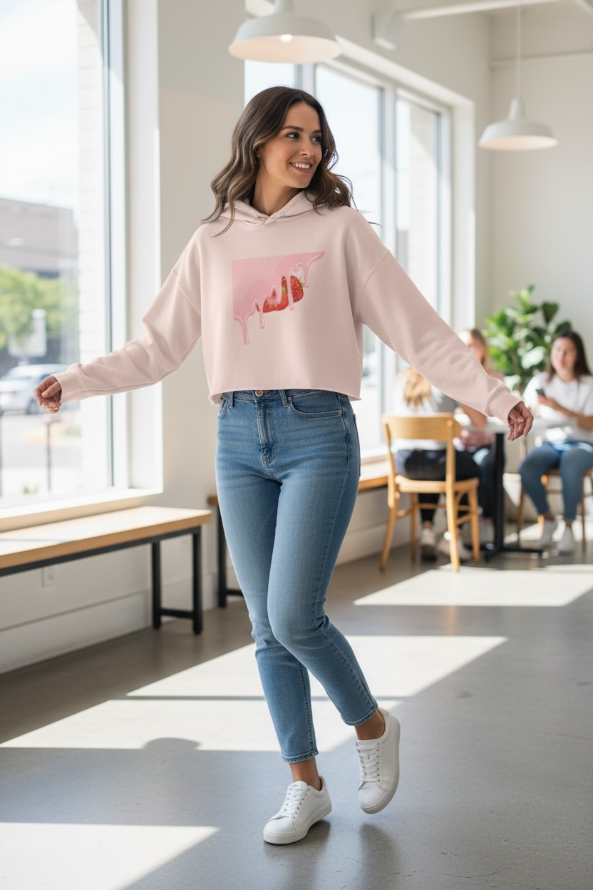 Women’s Cropped Hooded Sweatshirt