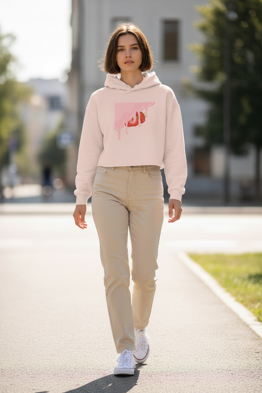 Women’s Cropped Hooded Sweatshirt