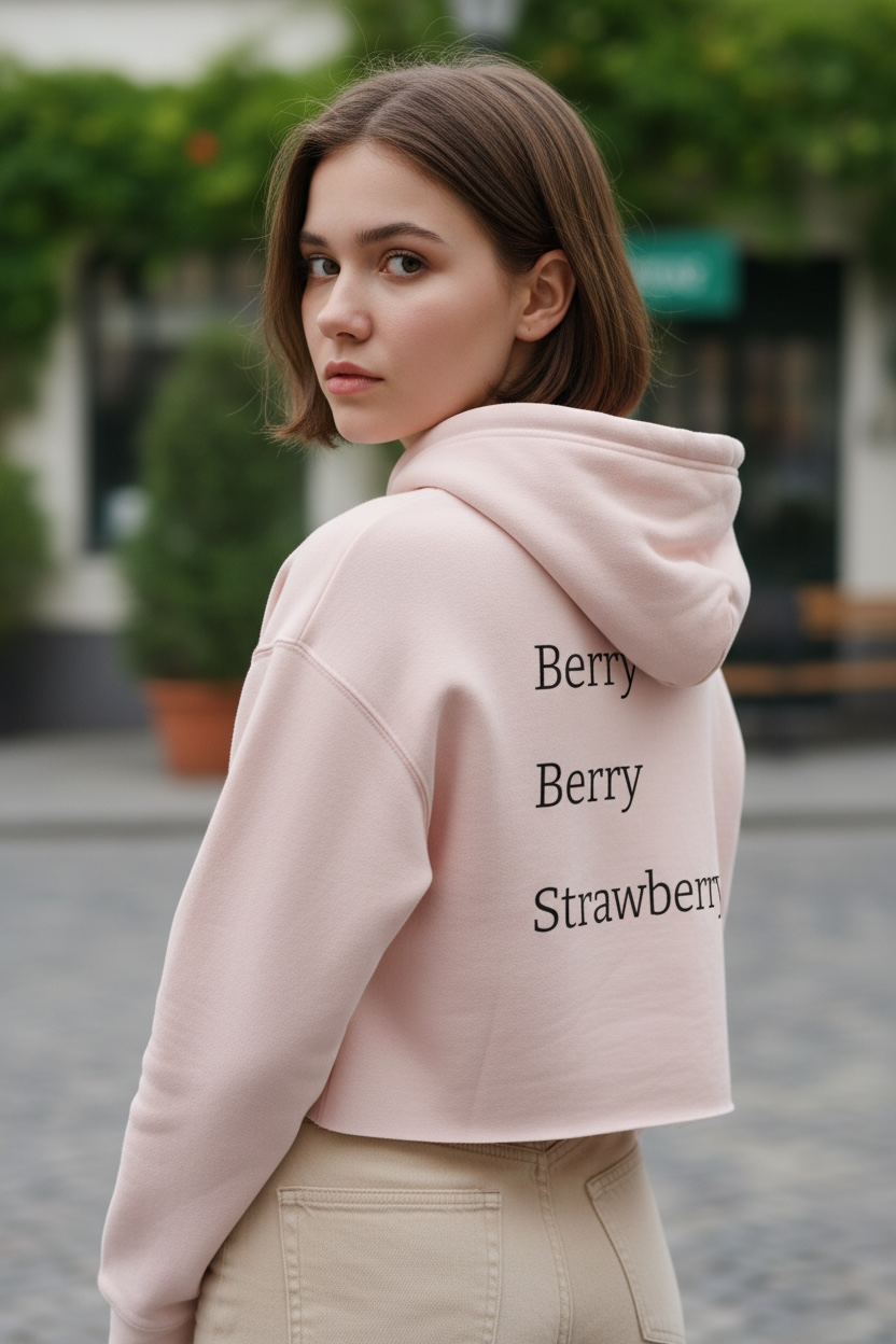 Women’s Cropped Hooded Sweatshirt