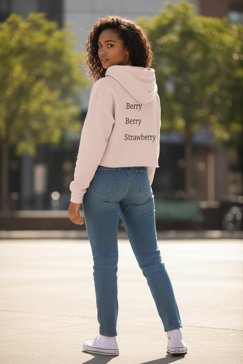 Women’s Cropped Hooded Sweatshirt